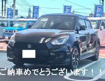 スイフトスポーツご納車です！！